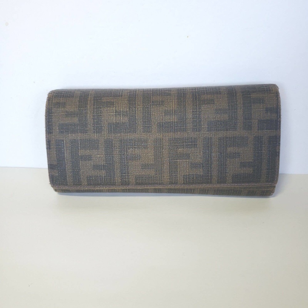 Fendi Brown and Gray Wallet